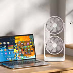 SB-052 Portable Desktop Fan – 3600mAh Rechargeable Battery
