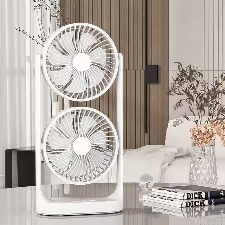 SB-052 Portable Desktop Fan – 3600mAh Rechargeable Battery