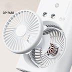 DP-7688 Mini Rechargeable Fan with Humidifier & Mist Spray