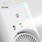 DP-7688 Mini Rechargeable Fan with Humidifier & Mist Spray