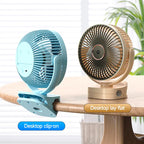 DP Mini Rechargeable Fan DP-7638 – Long Backup Portable Fan