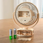 DP Mini Rechargeable Fan DP-7638 – Long Backup Portable Fan