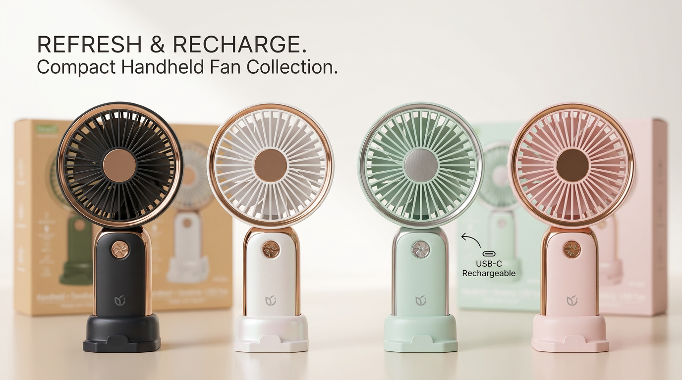 DanDi USB Rechargeable Fan DD-8024 – Mini Fan